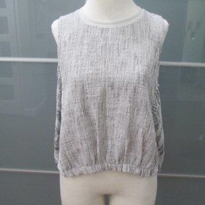 Akemi + Kin Anthro Sleeveless Contrast Fabric